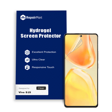 Vivo S15 Compatible Premium Hydrogel Screen Protector With Full Coverage Ultra HD